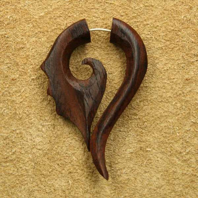 Holz Ohrschmuck