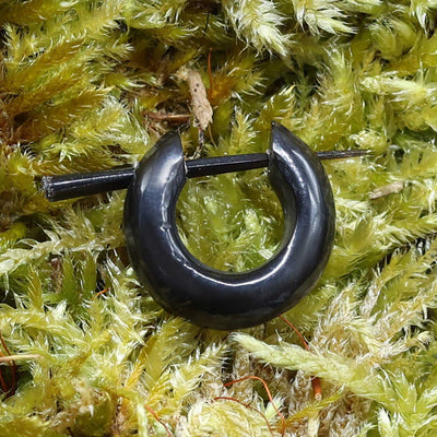 Horn Ohrschmuck