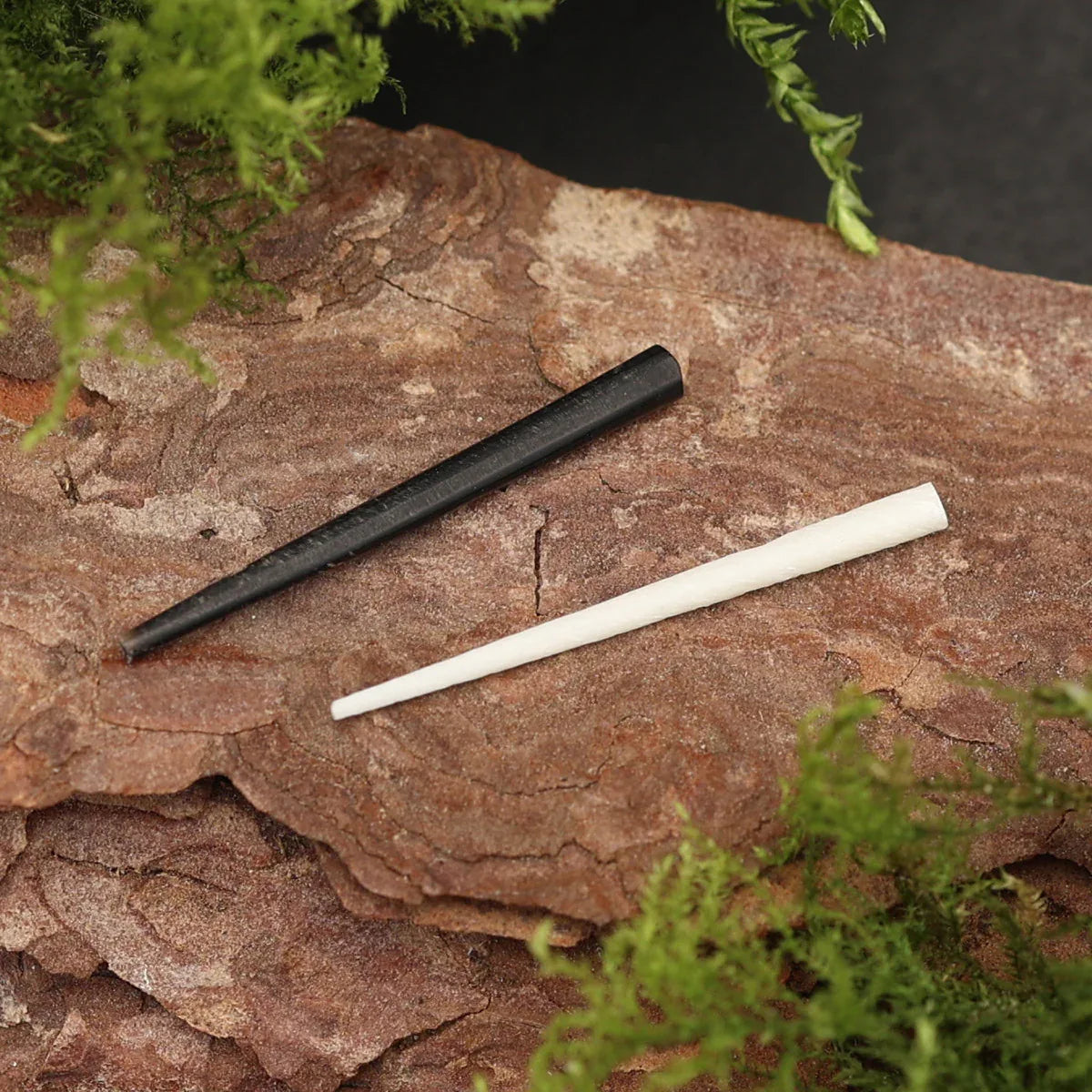 Verschluss Creolen Horn Knochen Ohrschmuck