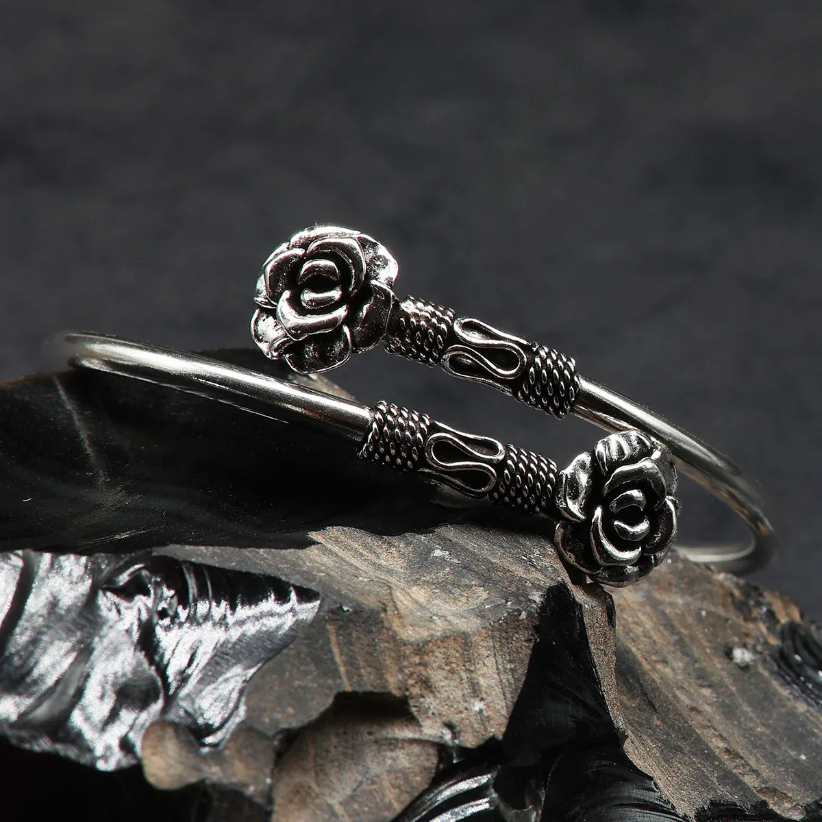 Rosen Armschmuck Silber