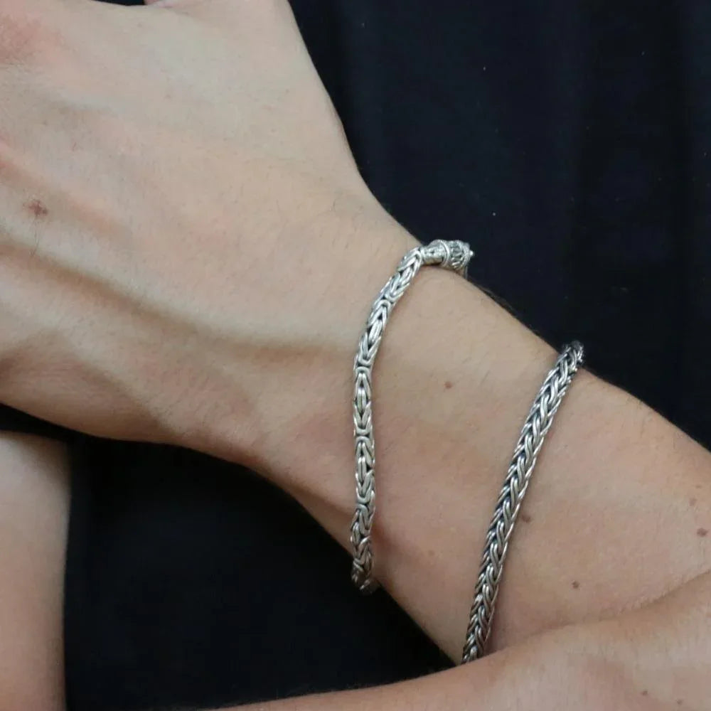 Armband stilvolle Königskette Sterlingsilber Wikinger Schmuck
