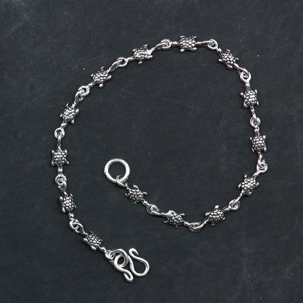 Schildkröten Armband Schmuck 925 Silber Kinder Damen 