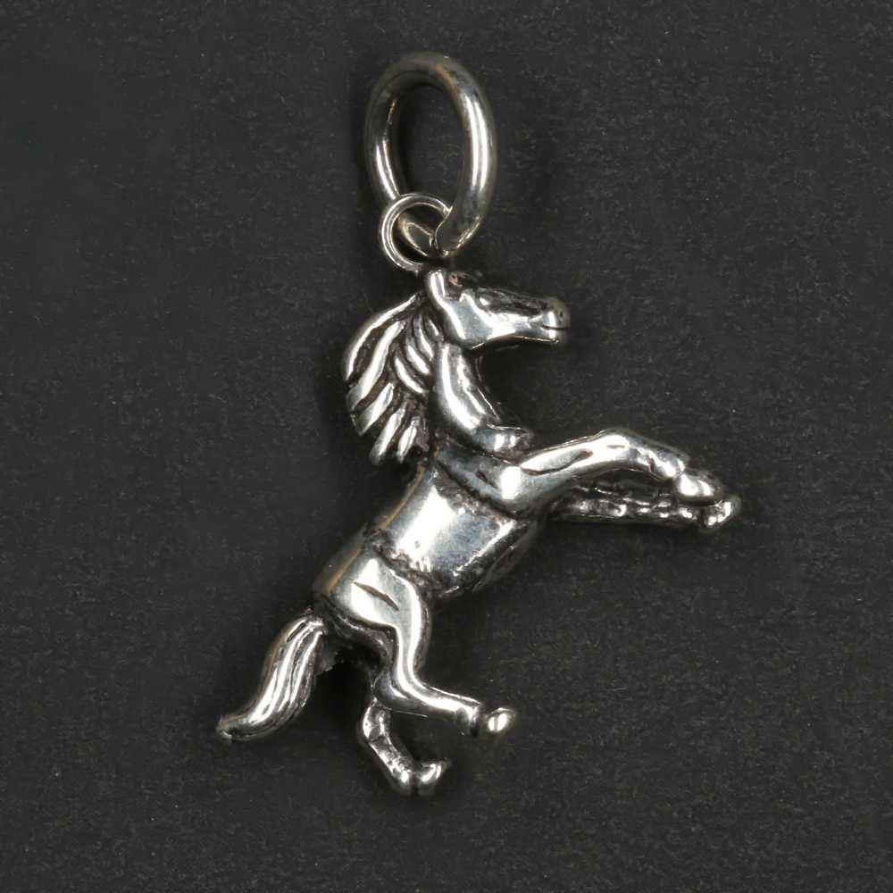Pferd Anhänger 925er Silber Kettenanhänger  Tier