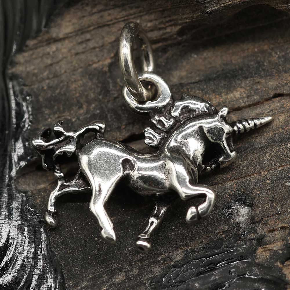 Einhorn Anhänger 925er Silber Kettenanhänger Fabeltier