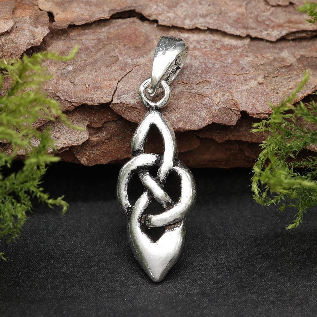 Kelten Silber Anhänger zarter Kettenanhänger 925 Sterlingsilber