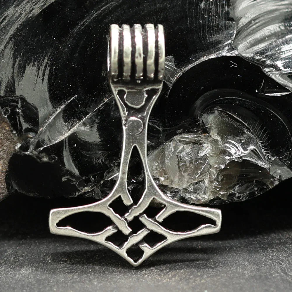 Wikinger Kettenanhänger 925er Silber Thorshammer