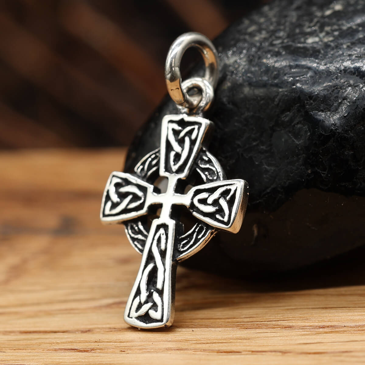 Silberschmuck Anhänger 925 Silber  Keltenkreuz