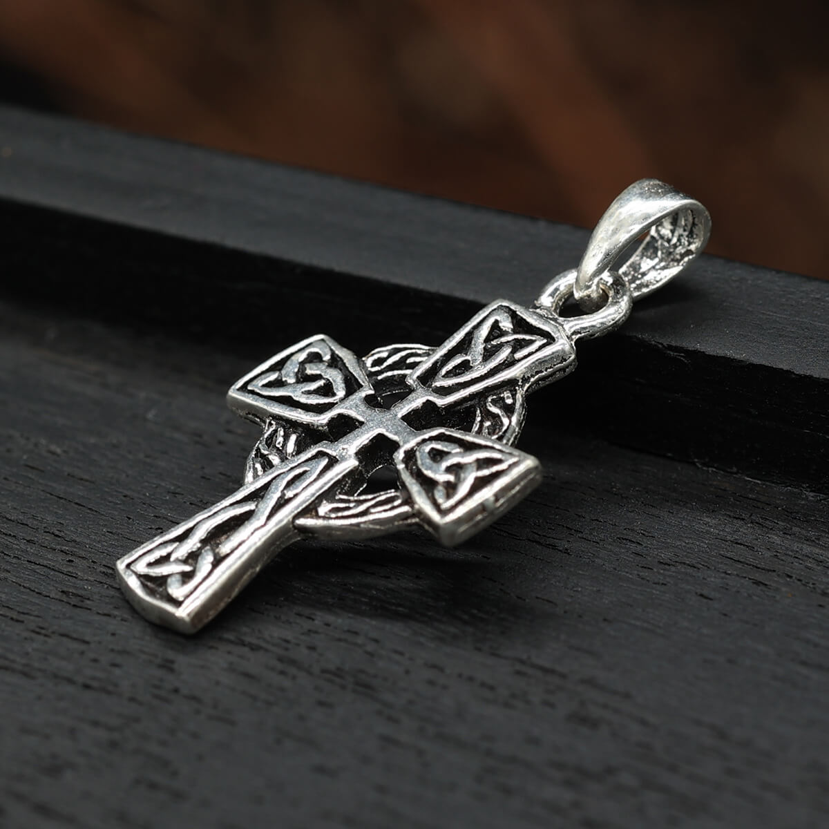 Keltenkreuz Silberschmuck Anhänger 925 Silber 