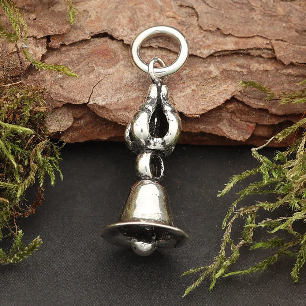 Tempelglocke Anhänger Silber  Kettenanhänger 925 Schmuck