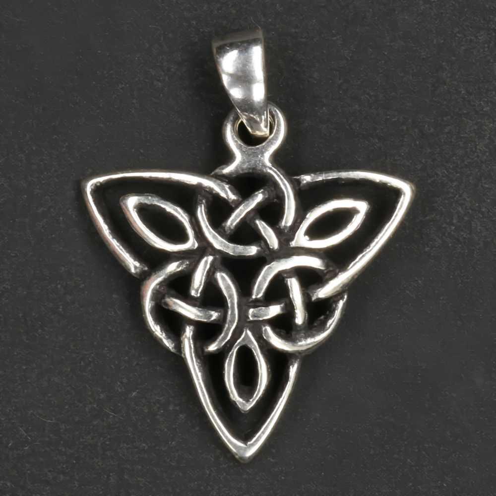 Keltischer Kettenanhänger 925 Silber  feiner Schmuck für eine Silberkette