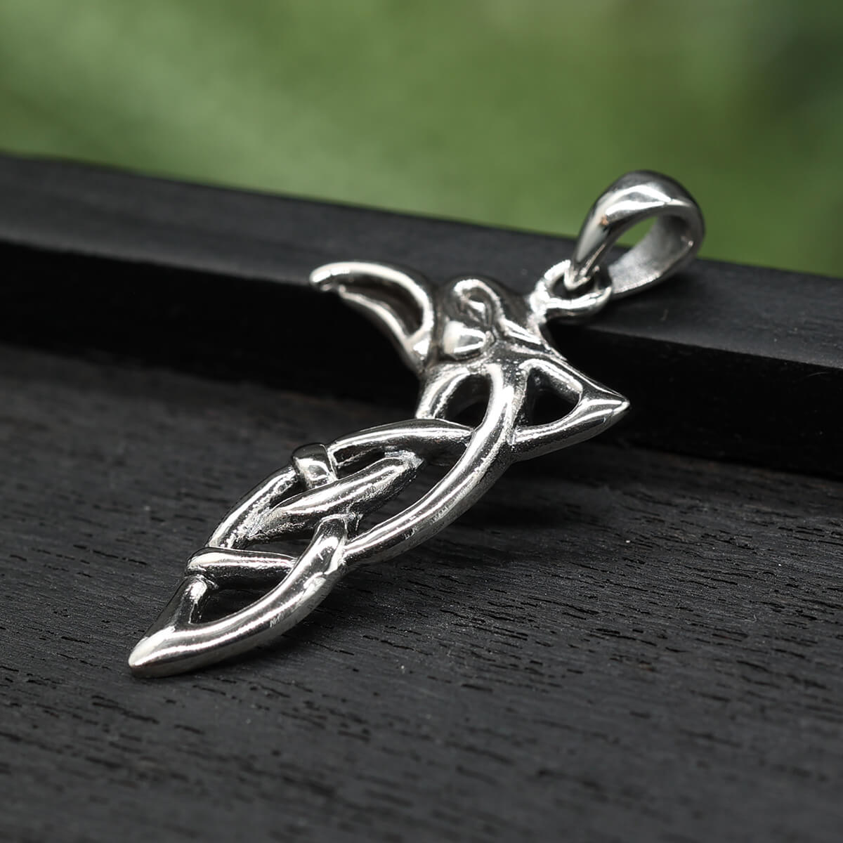 Rabe Silberschmuck Anhänger 925 Silber 