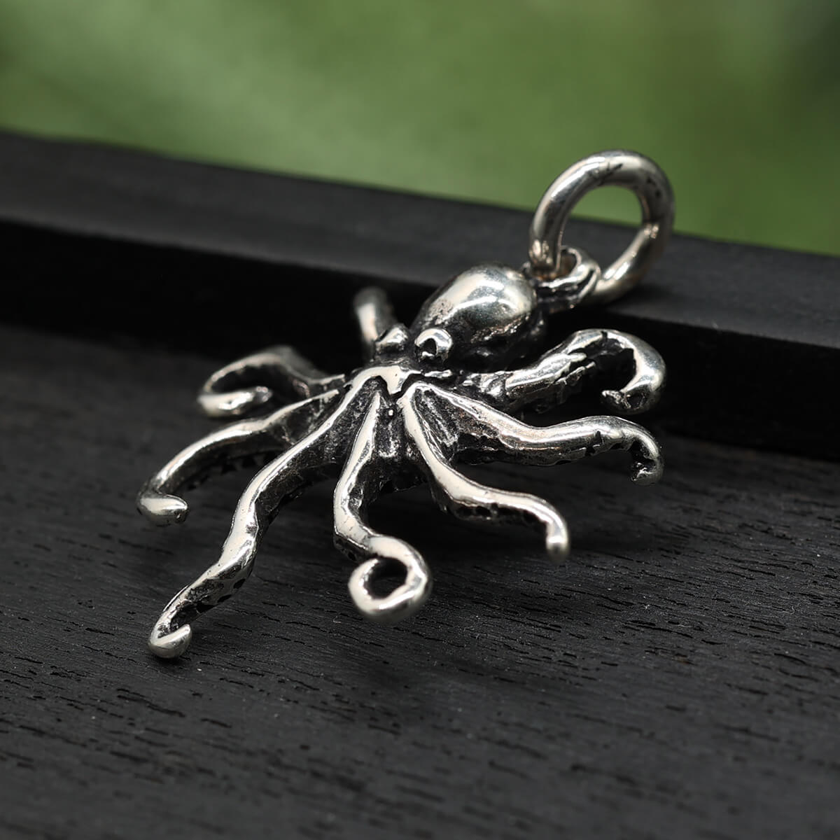 Krake Silberschmuck Anhänger 925 Silber 