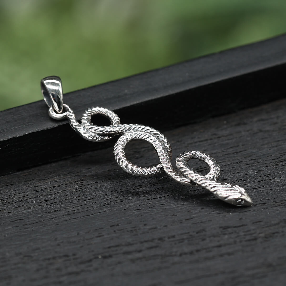 Silberschmuck Anhänger 925 Silber Schlange