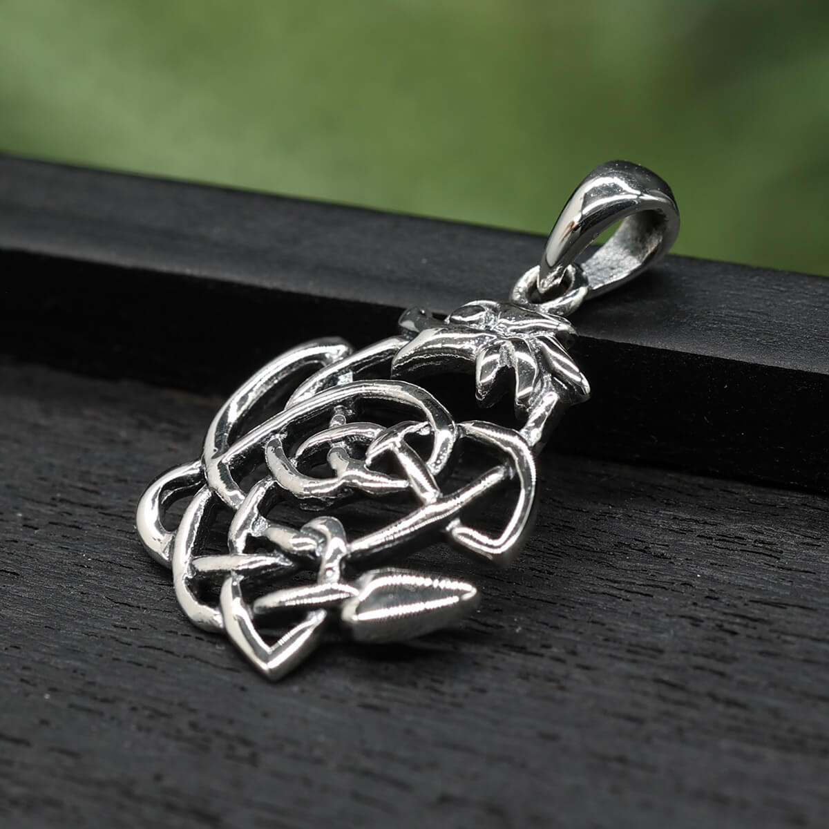 Keltischer Drache Silberschmuck Anhänger 925 Silber 
