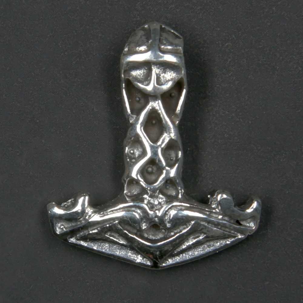 Thorshammer Wikinger Anhänger Silber
