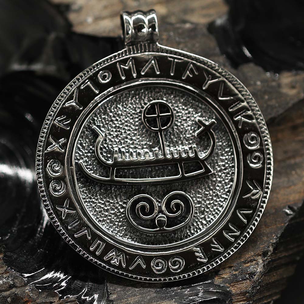 Runen Peritalkunst Anhänger 925 Silber Schmuck Keltisch Wikinger