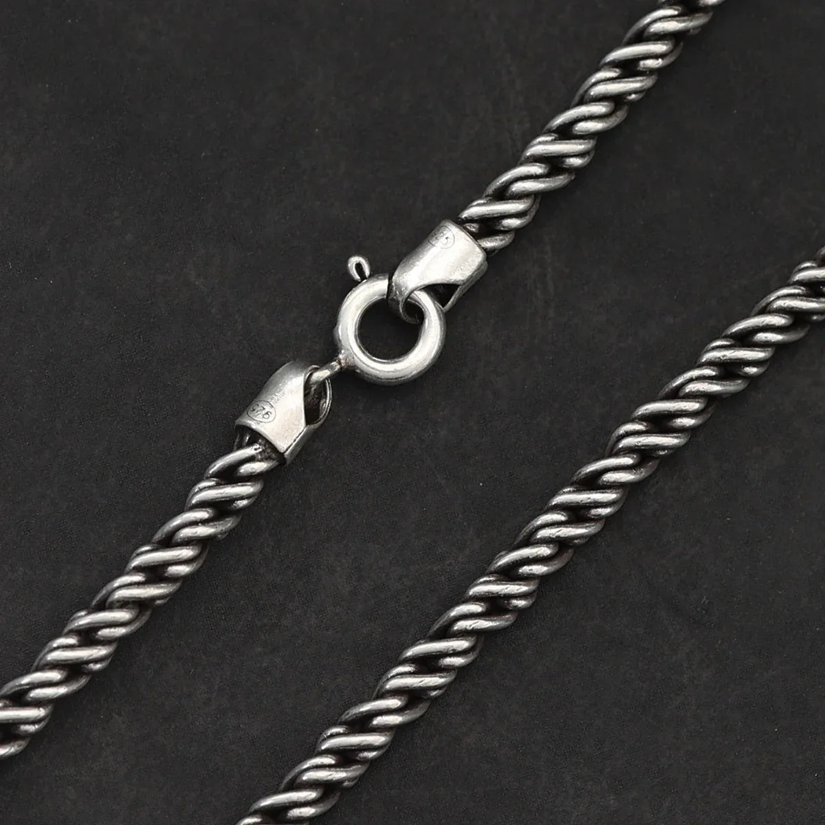 Kordelkette Silberkette dick für schwere Anhänger 925 Sterlingsilber