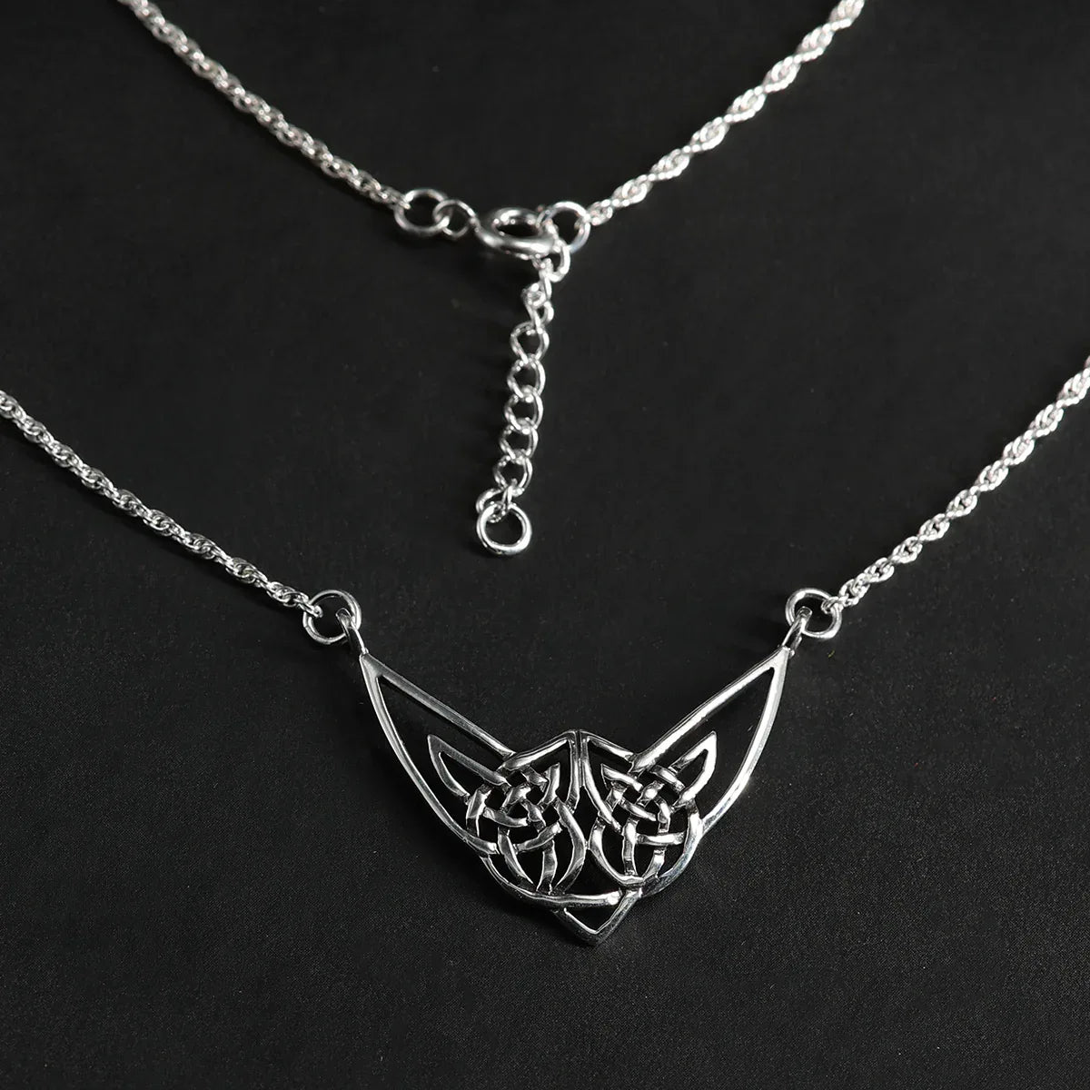 Kelten Collier 925 Silber Halskette Silberschmuck