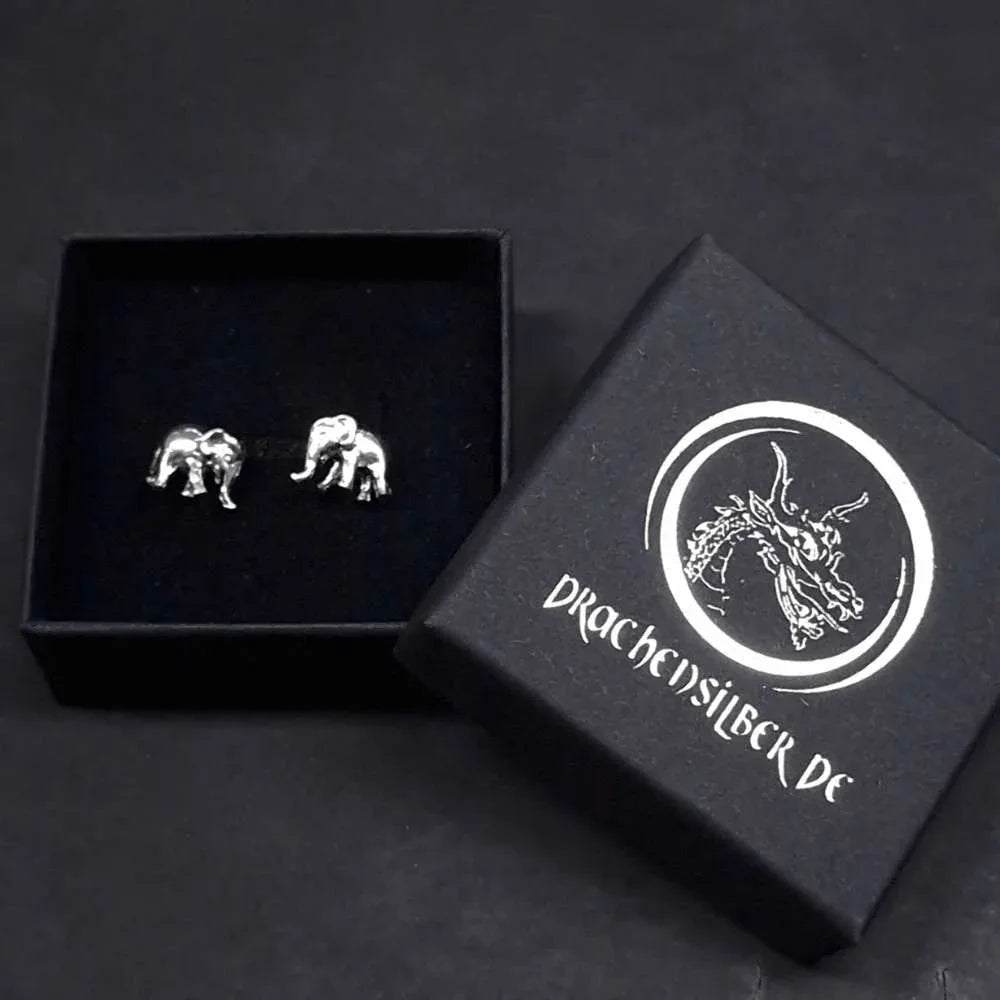 Ohrstecker 925 Silber Elefant Hochwertig gearbeitet