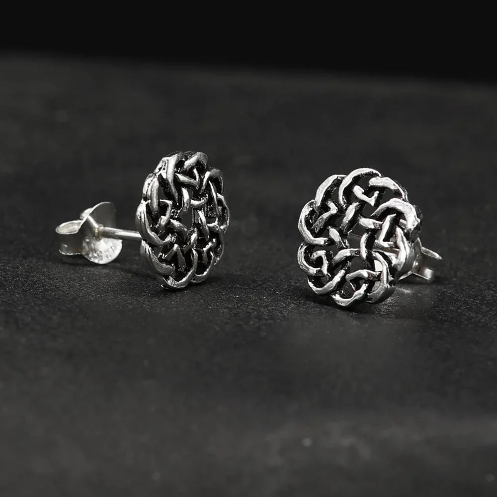 Keltische Ohrstecker 925 Silber keltischer Knoten Ohrring
