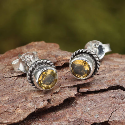 Citrin Ohrschmuck