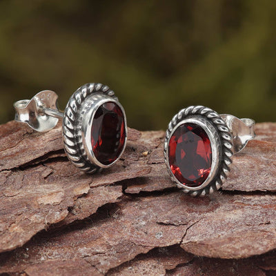 Granat Ohrschmuck
