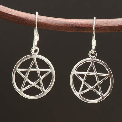 Pentagramm Ohrschmuck