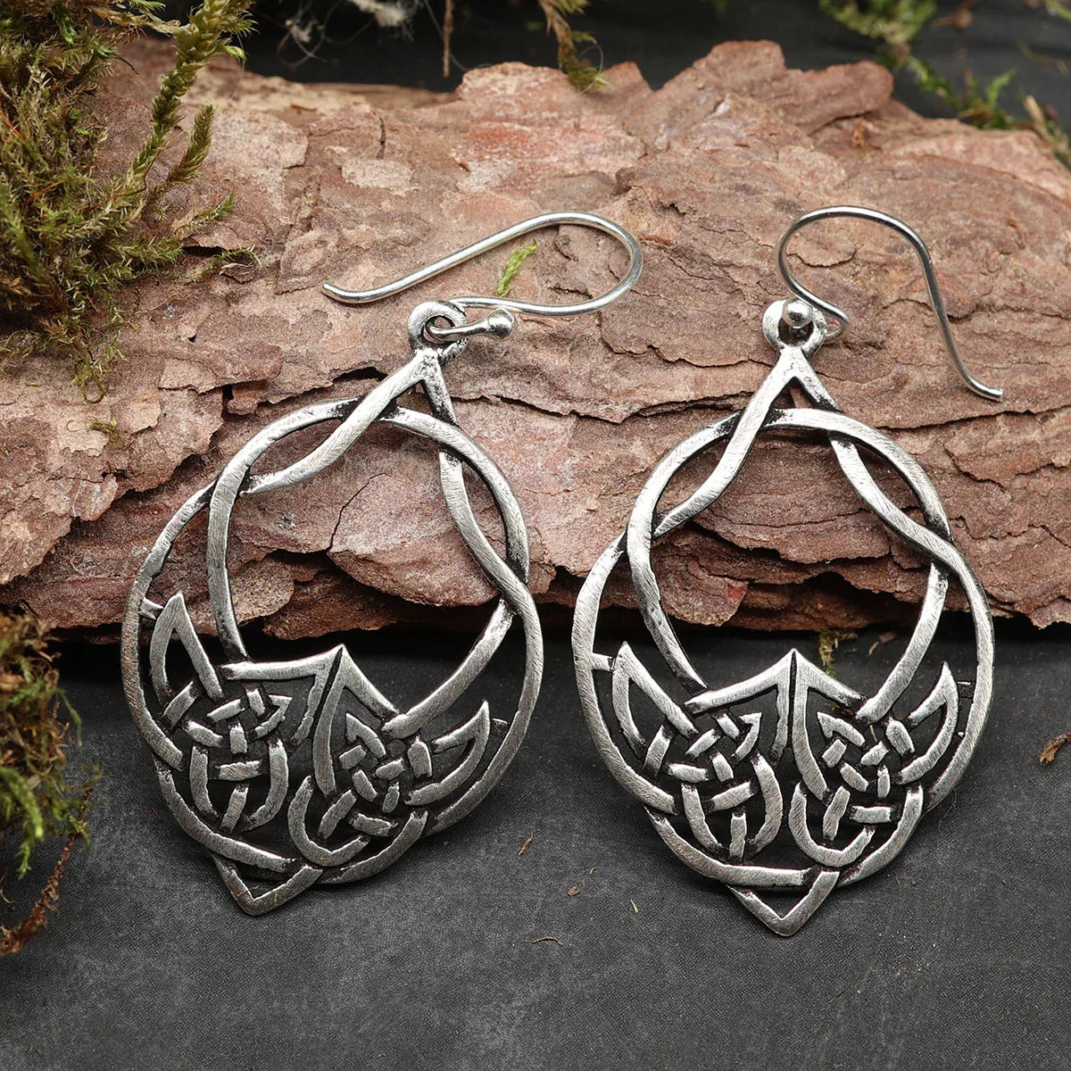 Keltische Ohrringe Silber Schmuck Ohrstecker 925