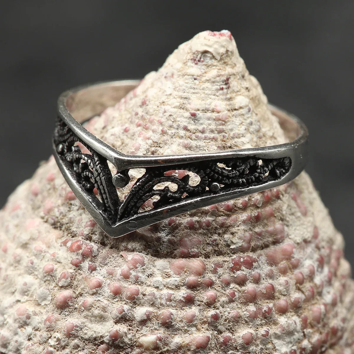 Filigraner Damenring 925 Silber zarter Ring Mädchen