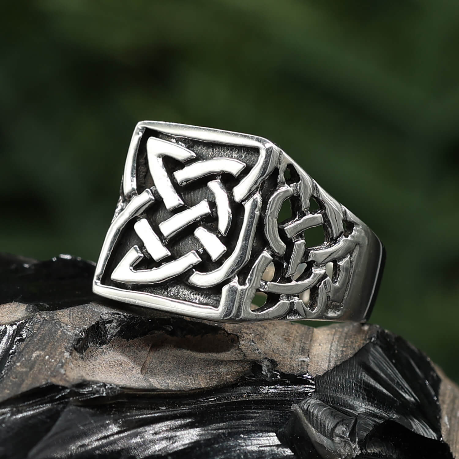 Kelten Ring Siegelring Herren Silberring 925 Silber