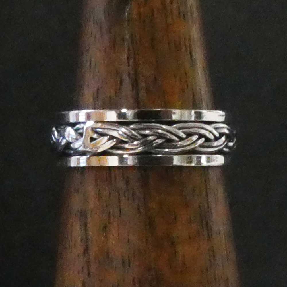 Spinning Ring Partner Silberring ausgefallener Silberschmuck