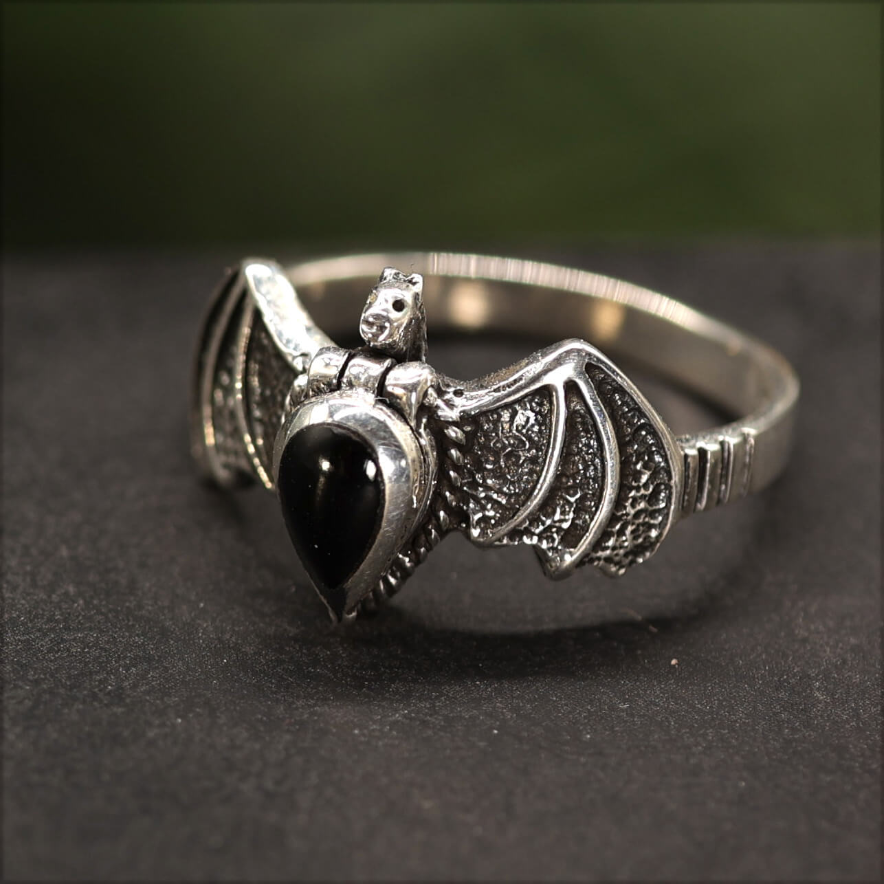 Fledermaus Ring Silber Giftring Schmuck 925 Silberring