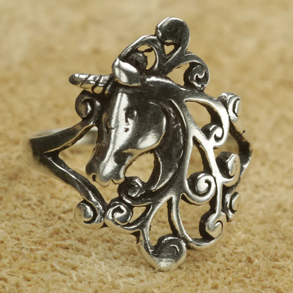 Einhorn Schmuck Silberring 